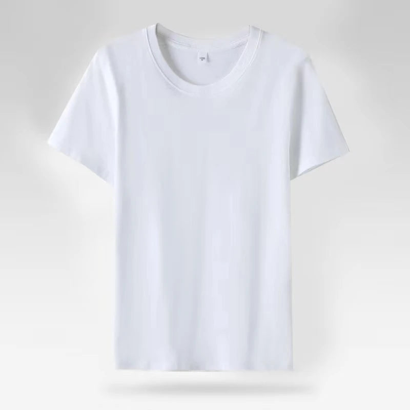 Women T Shirt Cotton 100% Summer Basic Tee Short Sleeve Tops Loose Tshirt 2024 Casual Female White Basic T Shirts For Girl Lady
