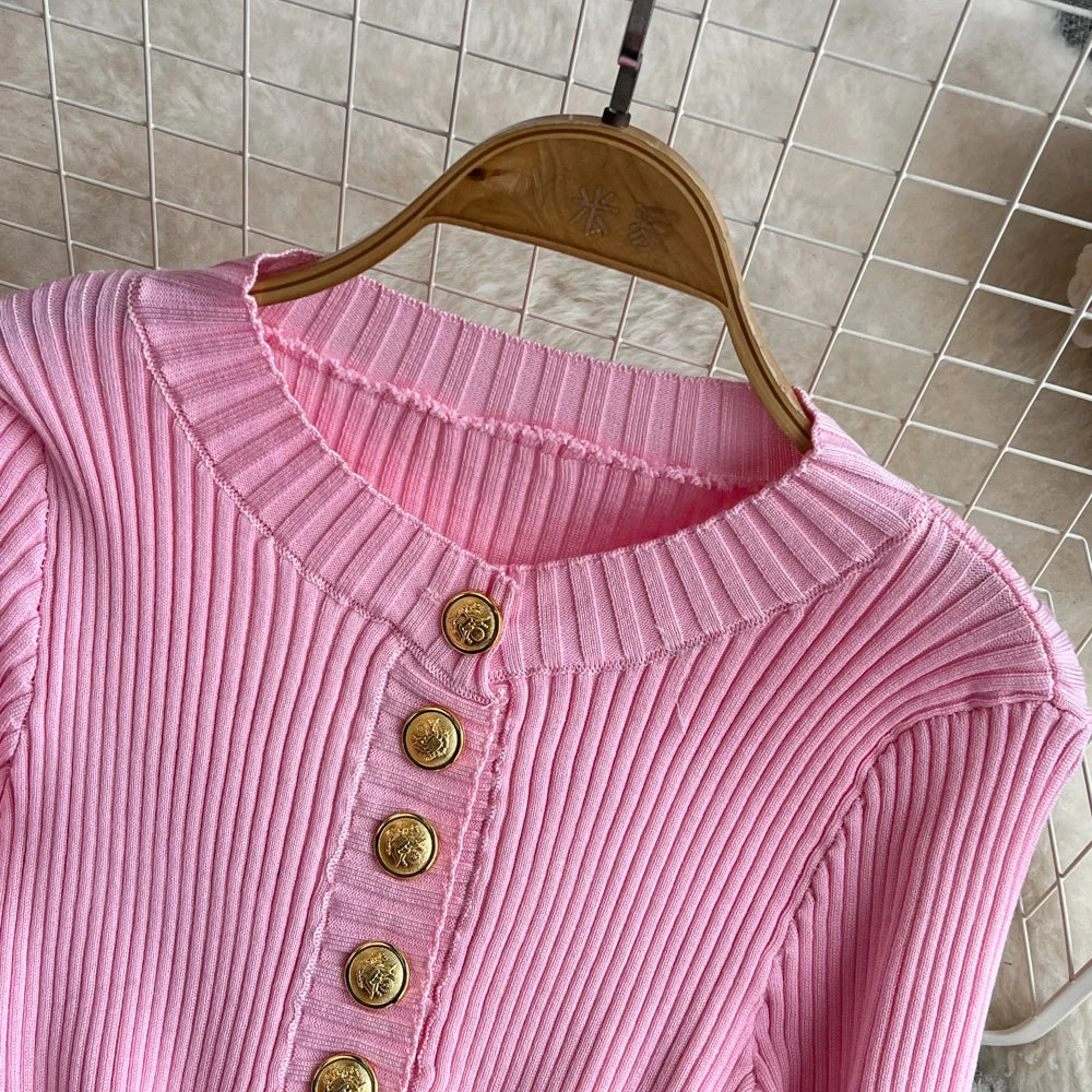 Women Dress 2025 Autumn Winter Elegant Rib Knit Long Pencil Dress with Belt Office Lady Bodycon Sweater Dress Vestidos