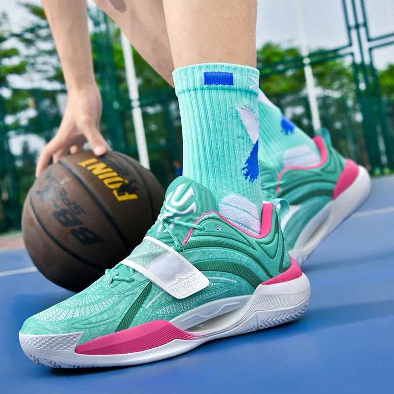 2025 New Style Basketball Shoes Sneaker comfortable air cushion Shoes36-45 lightweight high rebound combat basketball shoes same