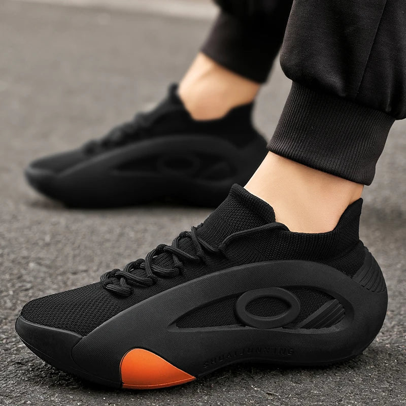 2025 New Men's Basketball Shoes Are Wear-resistant, Anti-slip, Casual Sports Shoes, Lightweight and Breathable Mesh Shoes