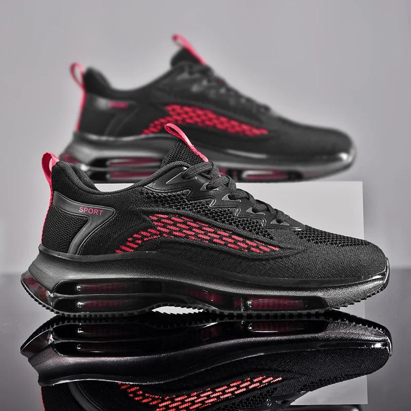 High Quality Sneakers Male Trend Red Platform Basketball Shoes Men Casual White Sport Walking Sneakers Men's Trainer 2025