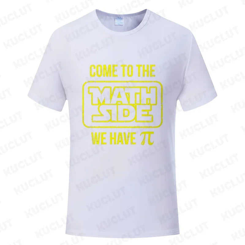 Pi Π Symbol Design T-shirts Fashion Clothing Science Math T-shirts Summer Casual Teacher Tshirts Irrational Number T-Shirt Gift