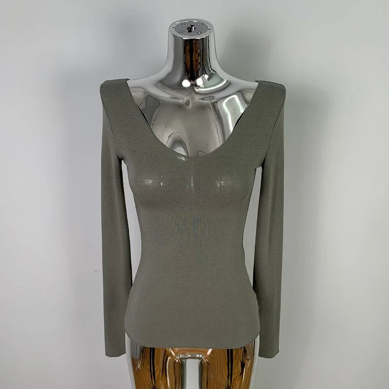 Women T Shirt 2025 Summer Basic Casual T-Shirt O Neck Woman Clothes Sexy Low Chest See Through Soft Slim Tops Tee Shirt Femme