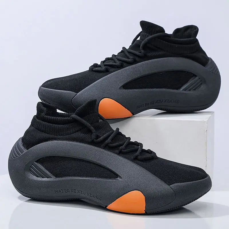 2025 New Men's Basketball Shoes Are Wear-resistant, Anti-slip, Casual Sports Shoes, Lightweight and Breathable Mesh Shoes