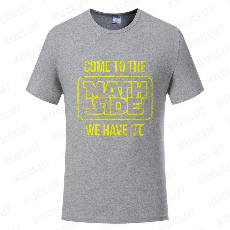 Pi Π Symbol Design T-shirts Fashion Clothing Science Math T-shirts Summer Casual Teacher Tshirts Irrational Number T-Shirt Gift