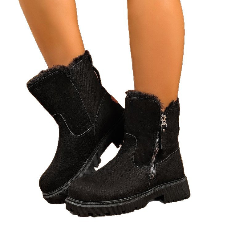 Snow boots women's shoes warm boots