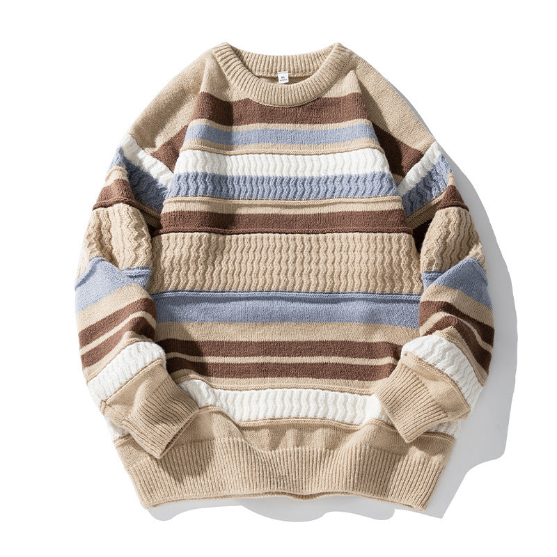 Round neck sweater for men