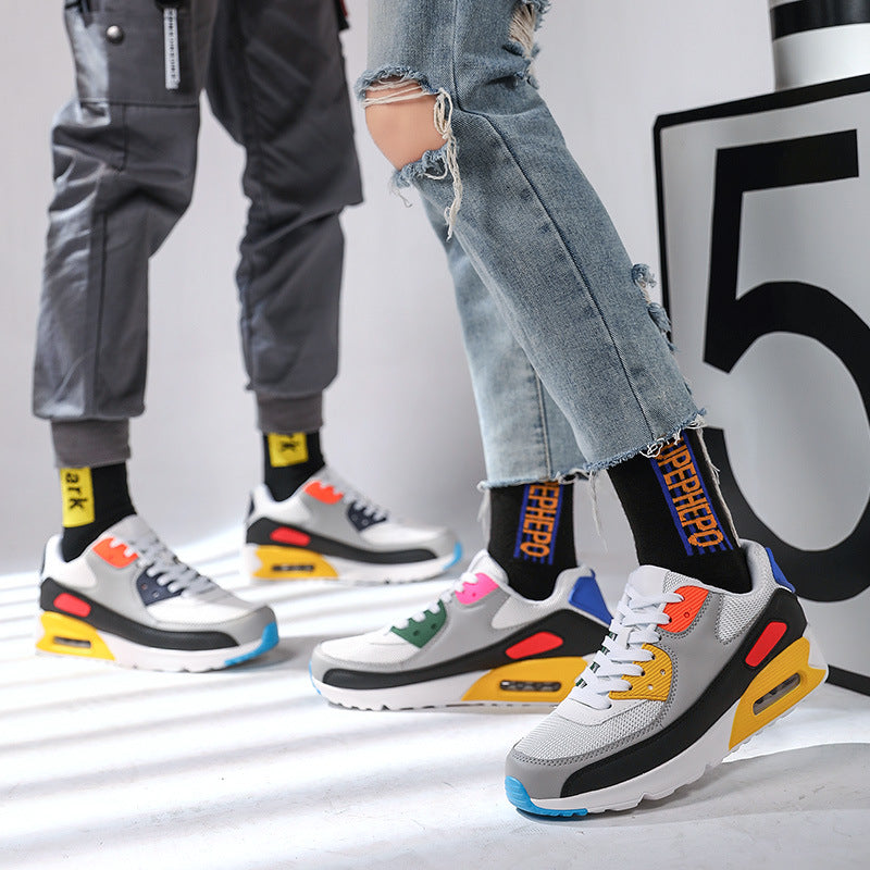 Air cushion shoes casual shoes lightweight sports shoes for men and women versatile and fashionable running shoes