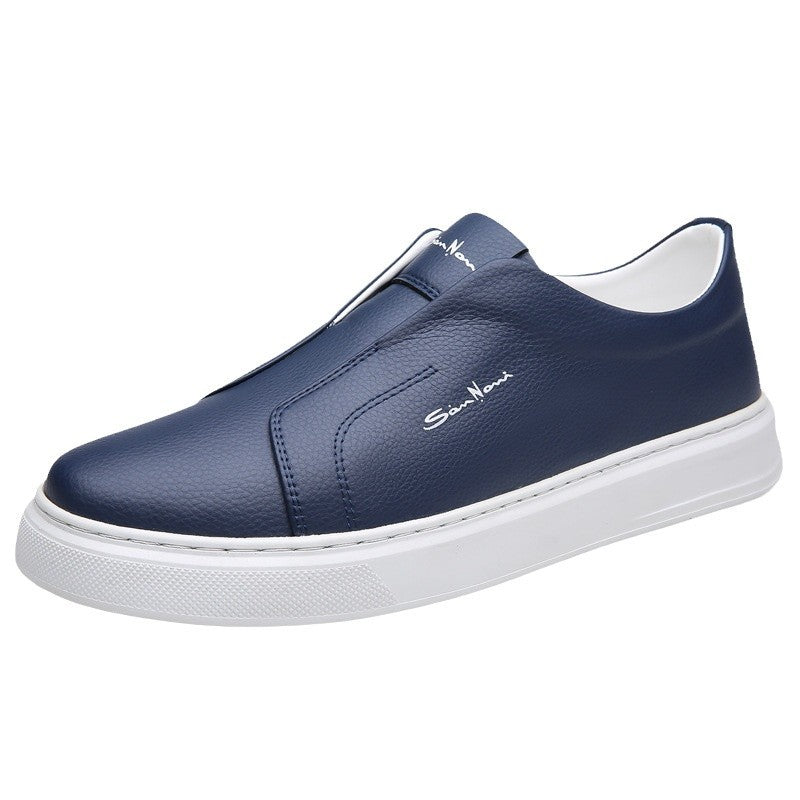 Sneakers with a casual style and anti slip lace up flat bottom with soft sole and soft surface can be easily kicked with one foot