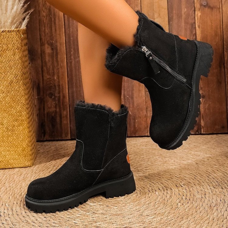 Snow boots women's shoes warm boots