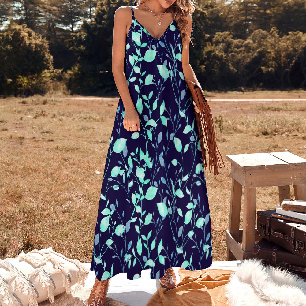Sling Ankle Long Dress