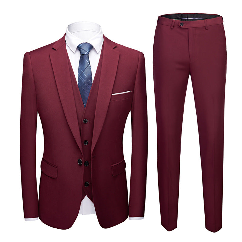 Men business suits wedding Dress Suit Set