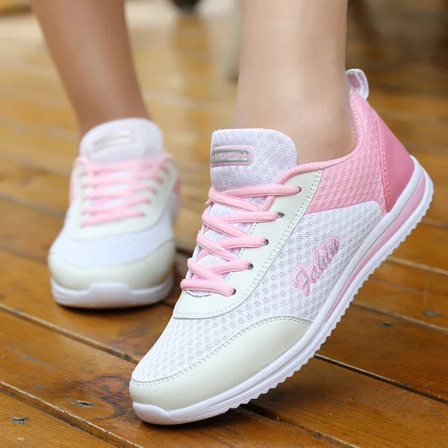 Flat shoes, mesh breathable mesh shoes, student sports and leisure shoes, running single shoes, sneakers for women
