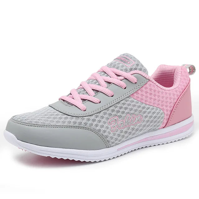 Flat shoes, mesh breathable mesh shoes, student sports and leisure shoes, running single shoes, sneakers for women
