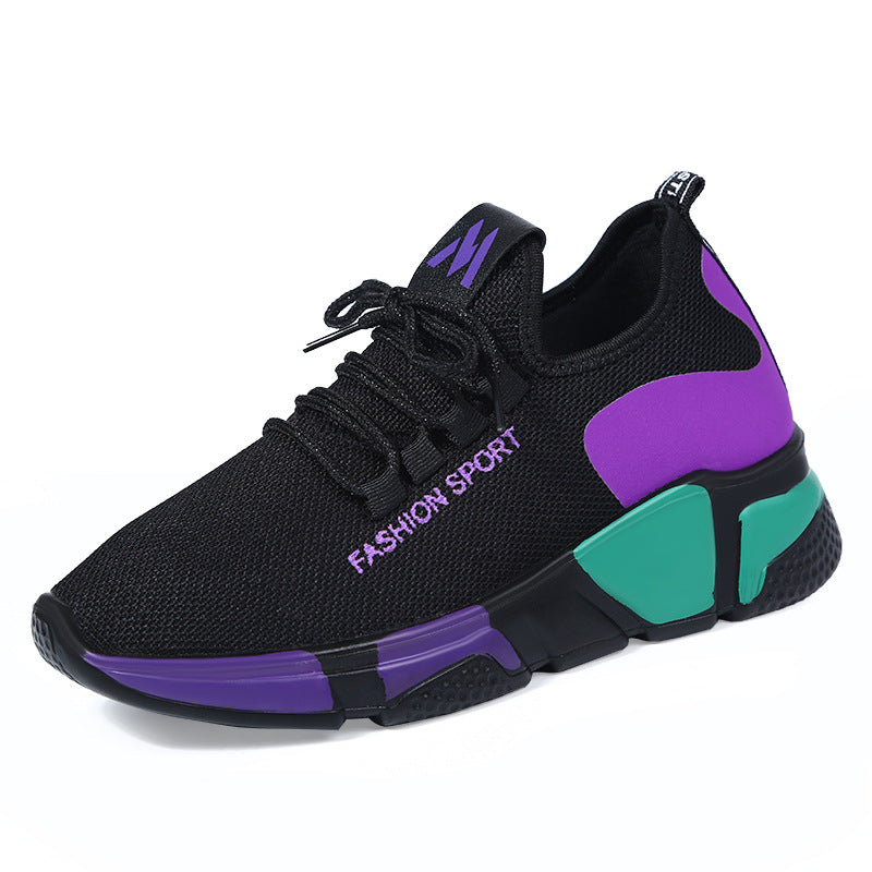 Women's shoes new comfortable women's shoes spring and autumn versatile lace up comfortable lightweight sports shoes