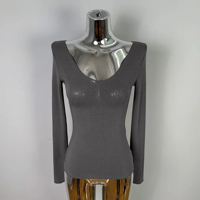 Women T Shirt 2025 Summer Basic Casual T-Shirt O Neck Woman Clothes Sexy Low Chest See Through Soft Slim Tops Tee Shirt Femme