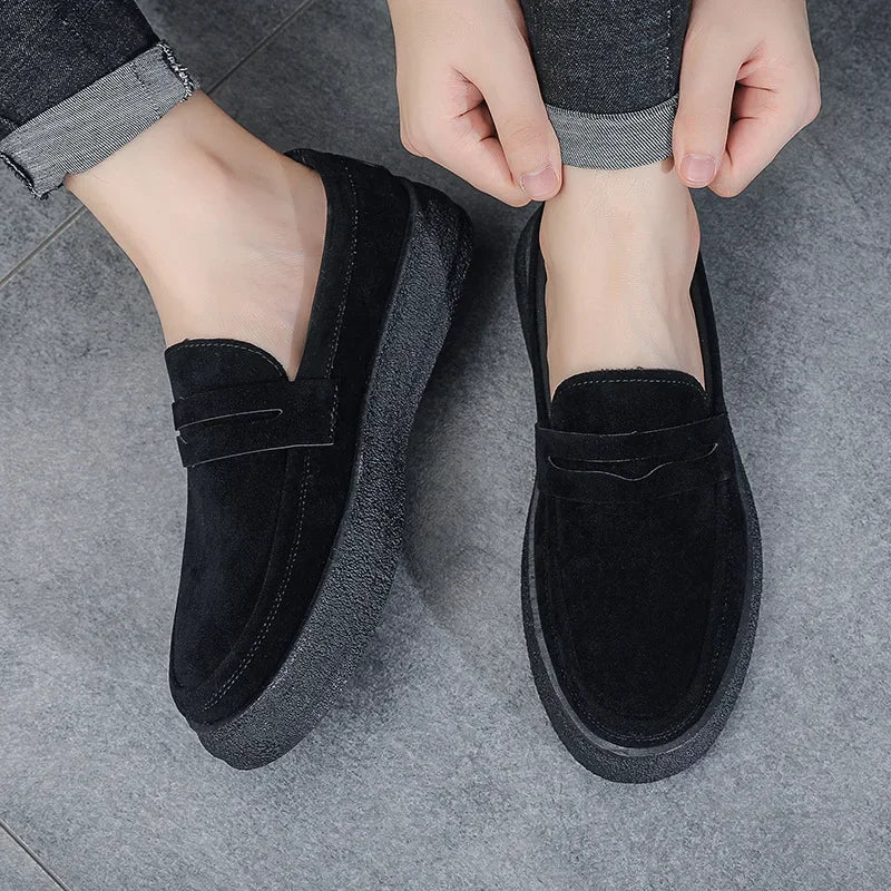 2025 Men's Casual Shoes Fashion Business Loafers for Men Formal Shoes Designer Moccasins Lightweight Driving