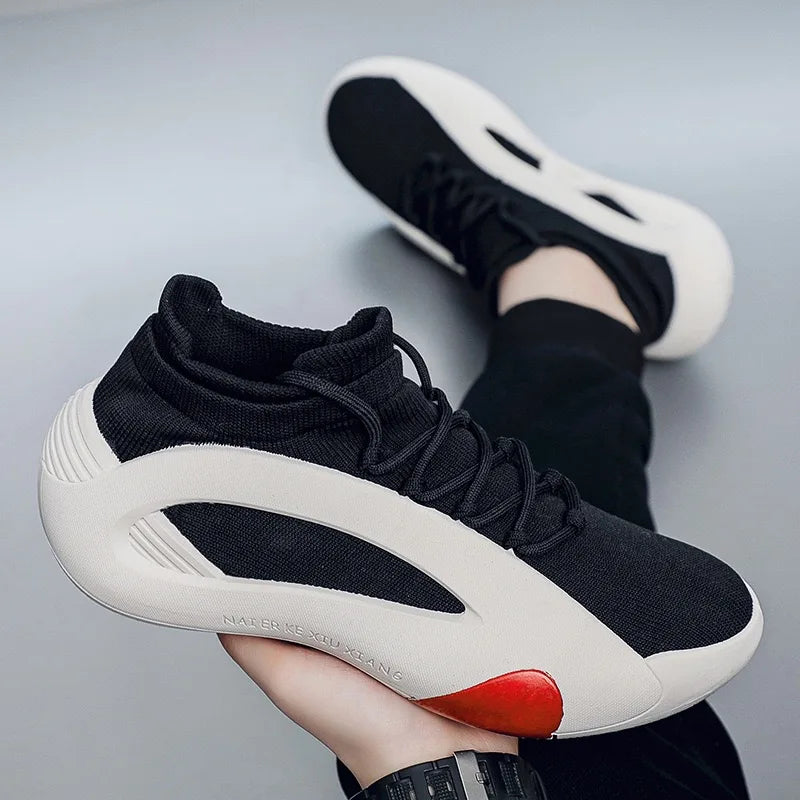 2025 New Men's Basketball Shoes Are Wear-resistant, Anti-slip, Casual Sports Shoes, Lightweight and Breathable Mesh Shoes