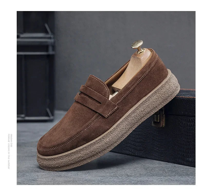 2025 Men's Casual Shoes Fashion Business Loafers for Men Formal Shoes Designer Moccasins Lightweight Driving