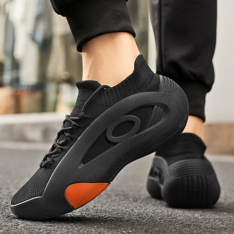 2025 New Men's Basketball Shoes Are Wear-resistant, Anti-slip, Casual Sports Shoes, Lightweight and Breathable Mesh Shoes