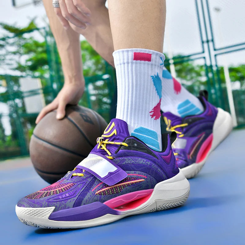 2025 New Style Basketball Shoes Sneaker comfortable air cushion Shoes36-45 lightweight high rebound combat basketball shoes same