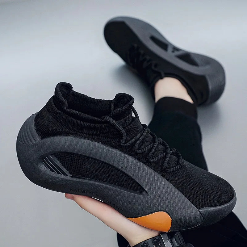 2025 New Men's Basketball Shoes Are Wear-resistant, Anti-slip, Casual Sports Shoes, Lightweight and Breathable Mesh Shoes