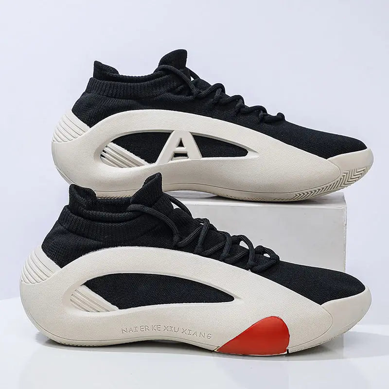 2025 New Men's Basketball Shoes Are Wear-resistant, Anti-slip, Casual Sports Shoes, Lightweight and Breathable Mesh Shoes