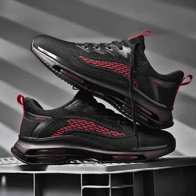 High Quality Sneakers Male Trend Red Platform Basketball Shoes Men Casual White Sport Walking Sneakers Men's Trainer 2025