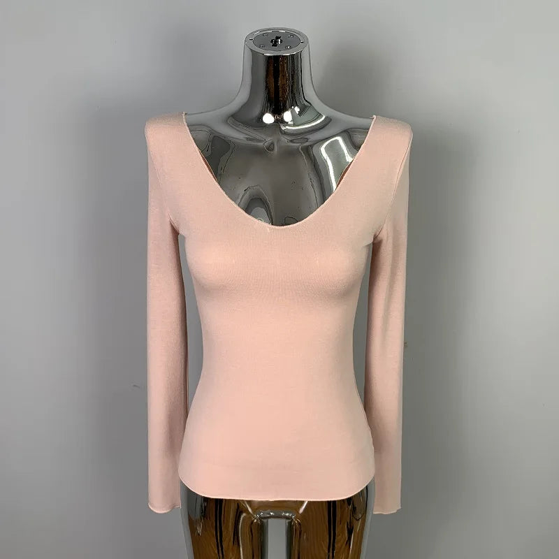 Women T Shirt 2025 Summer Basic Casual T-Shirt O Neck Woman Clothes Sexy Low Chest See Through Soft Slim Tops Tee Shirt Femme