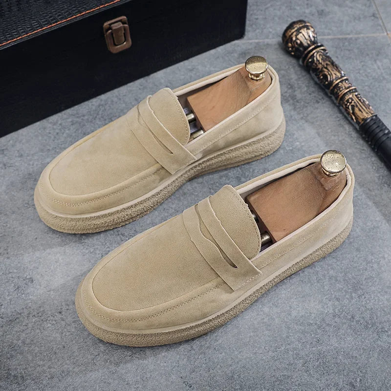 2025 Men's Casual Shoes Fashion Business Loafers for Men Formal Shoes Designer Moccasins Lightweight Driving