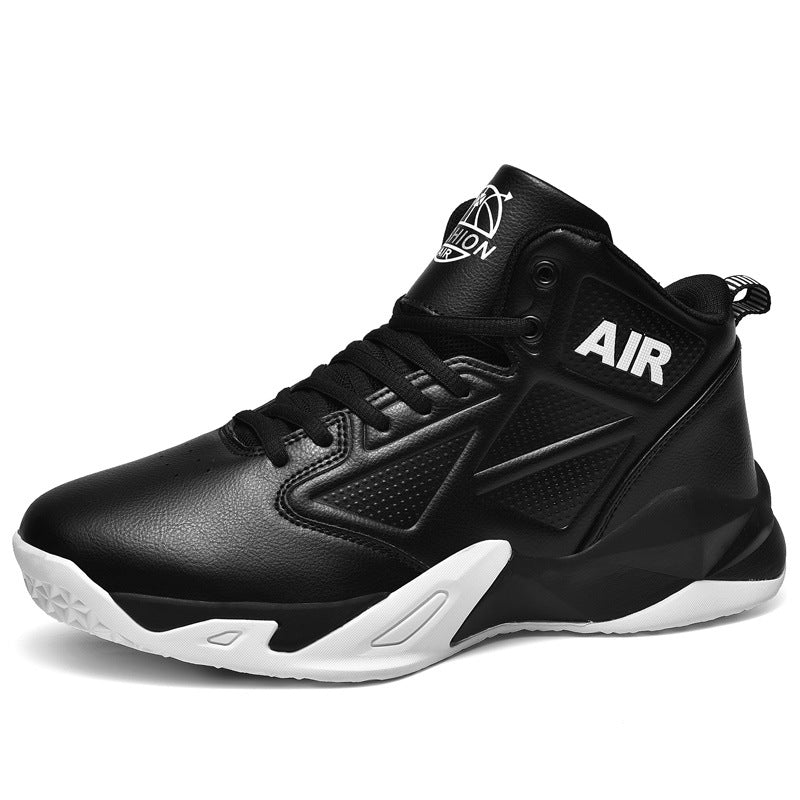 Basketball shoes casual sports running shoes mid top combat boots practical sneakers - Real fashion