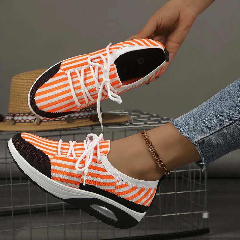 Breathable Mesh Round Toe Athletic - Real fashion