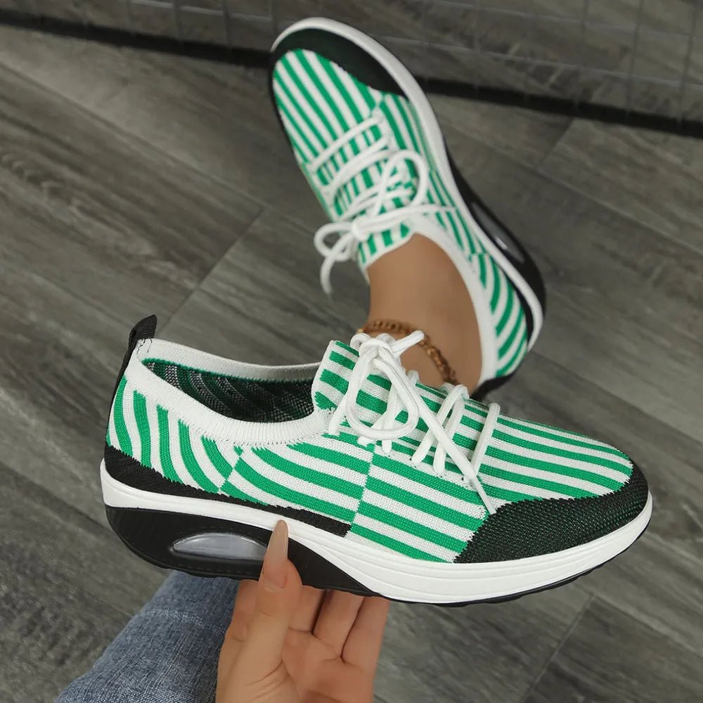 Breathable Mesh Round Toe Athletic - Real fashion