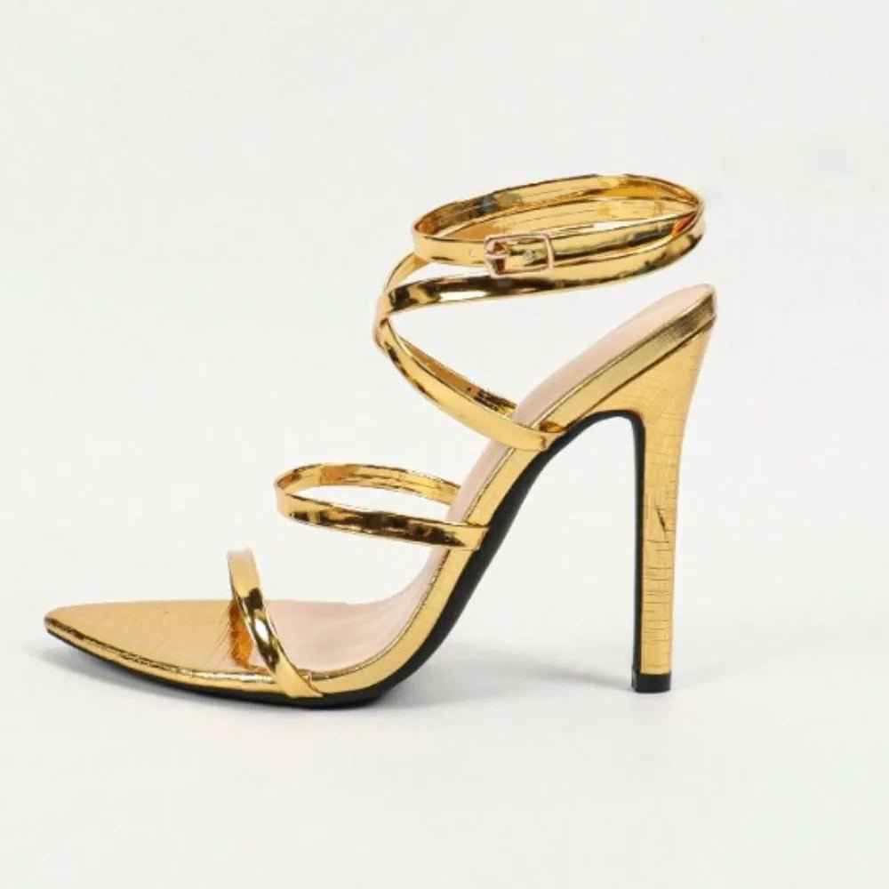 Open Toe Ankle Strap Sandals - Real fashion