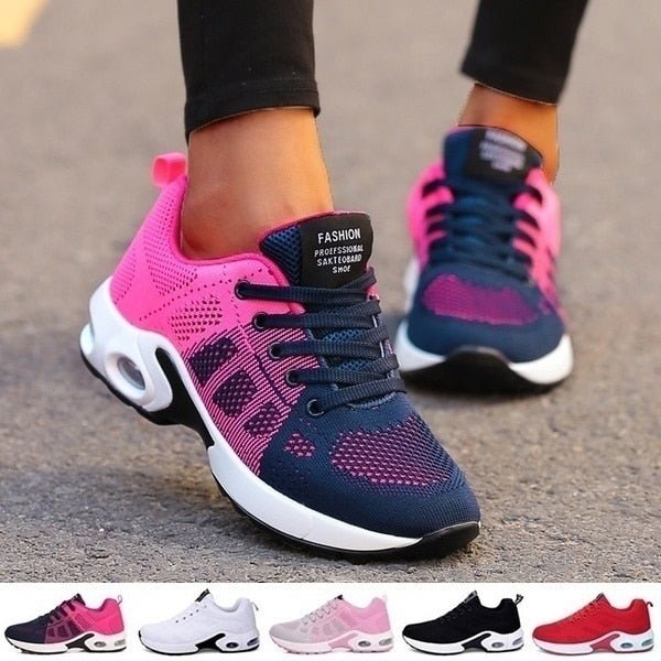 Women Running Shoes Breathable Casual Shoes Outdoor Light Weight Sports Shoes Casual Walking Sneakers Tenis Feminino Shoes - Real fashion