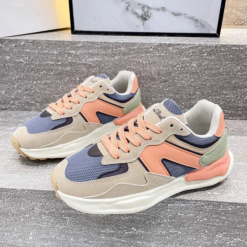 Women's shoes autumn versatile lightweight soft soled running shoes - Real fashion